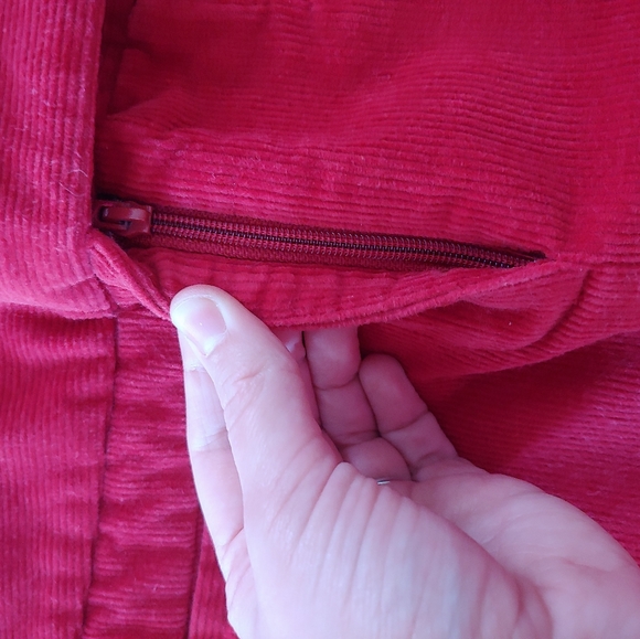 Red Velvet Skirt - Picture 3 of 5